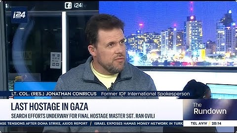 Jonathan Conricus on the Israel-Hamas ceasefire and the Doha Forum — i24 News