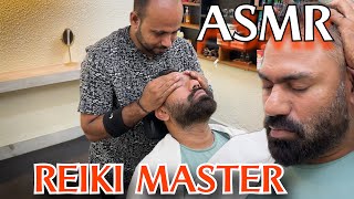 ASMR Deep tissue Head massage which really make me drowzy ! Reiki Master ! Anxiety Relax