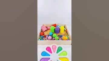 Pop it Color Sorting ASMR (Oddly Satisfying Reverse) #oddlysatisfying #satisfying #shorts #asmr