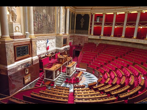 Le palais Bourbon (4K) - L'Assemblée Nationale de la République française - France