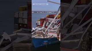 Baltimore Bridge Collapse Cargo Ship Collision - New videos surfacing #news #heartbreaking