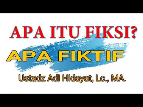 Video: Apa Itu Fiksi?