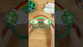 Rainbow Glasses #shorts #diycrafts #papercircuit #diy #stem #stemeducation #stpatricksday