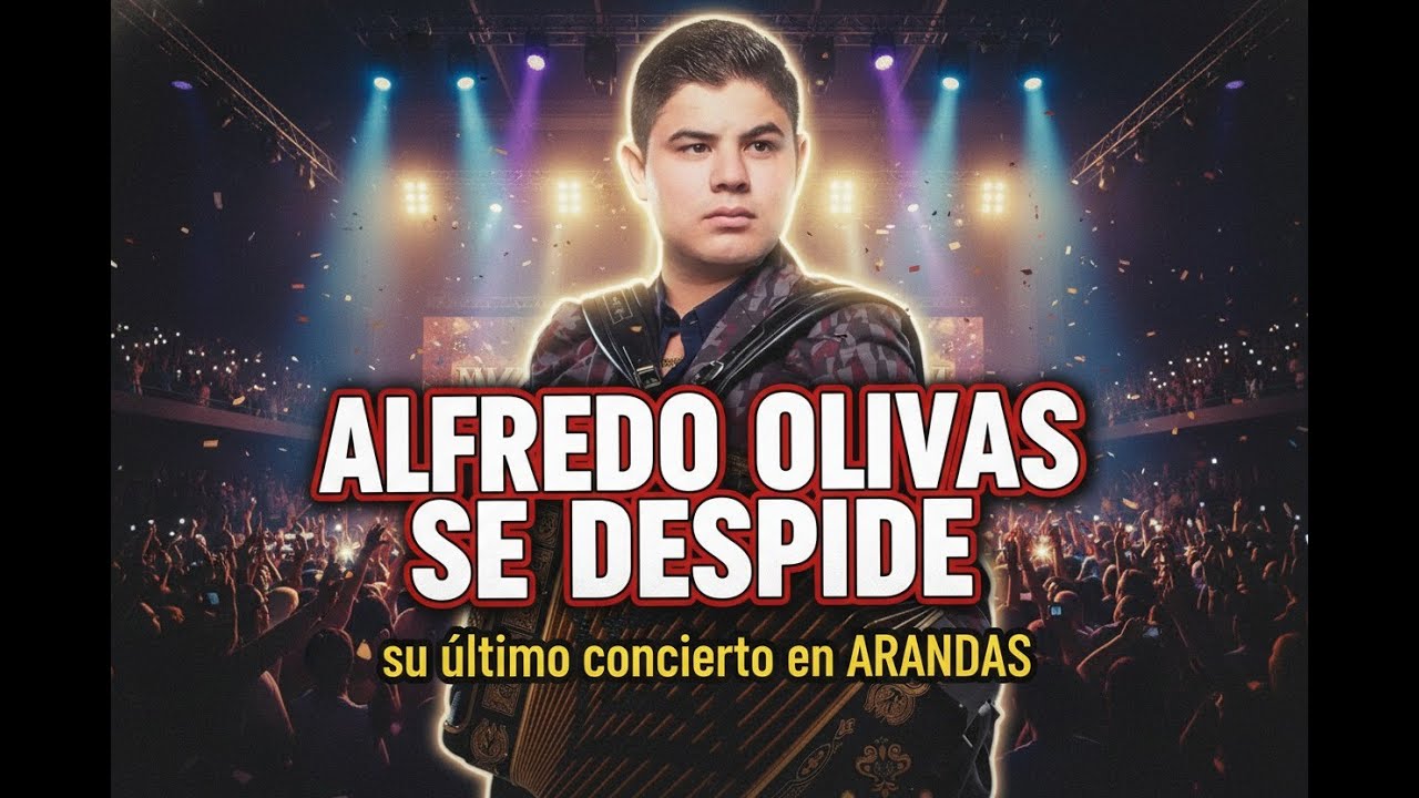 Alfredo Olivas se despide temporalmente de los escenarios su último concierto en Arandas