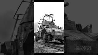 Wwii Rarity Sd.kfz. 232 Armored Car On Rails 1942
