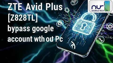 ZTE Avid Plus [Z828TL] Bypass Google Account WITHOUT PC! (Easy FRP Removal)#@NurMobileTech 