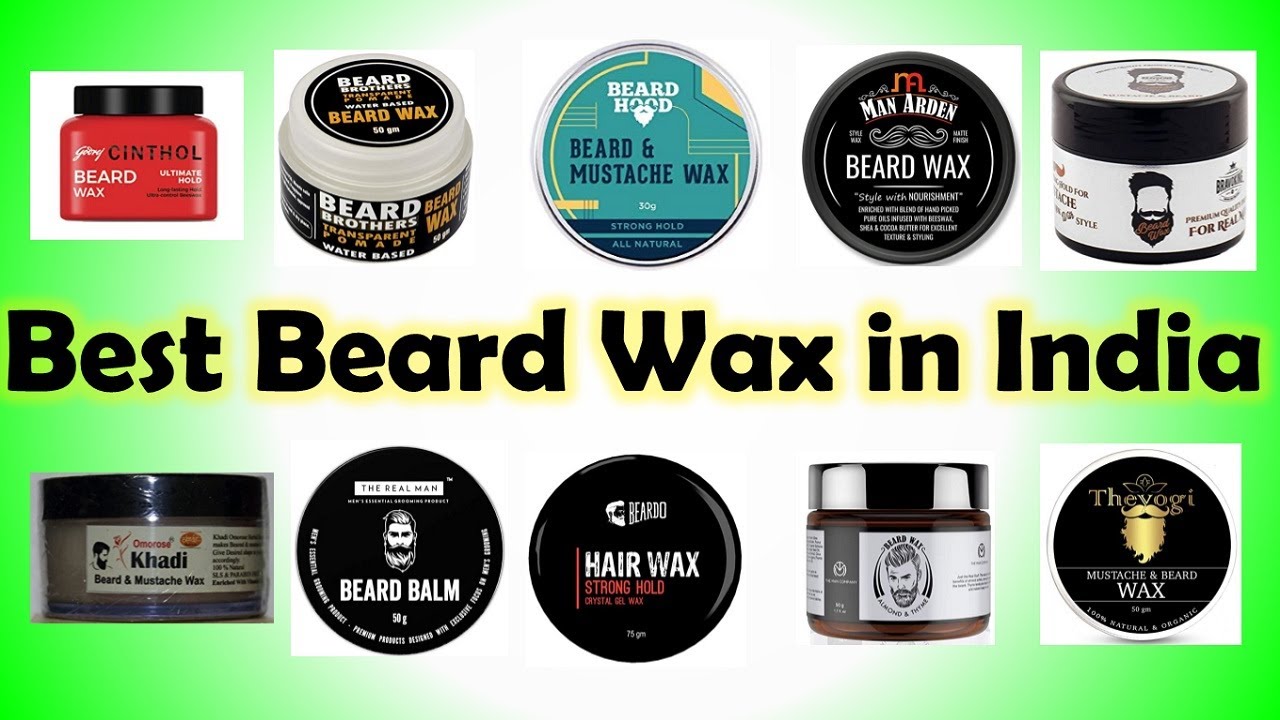 Best Beard Wax in India with Price 2019 Top 10 Beard Wax YouTube