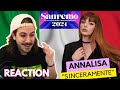 🇮🇹 Annalisa - Sinceramente Reaction SANREMO 2024 (SUBTITLED) Italia Sanremo 2024 Prima Serata