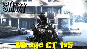 CSGO: Mirage CT 1v5