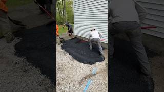 This driveway transformation is TOO satisfying 🤯🔥 #oddlysatisfying