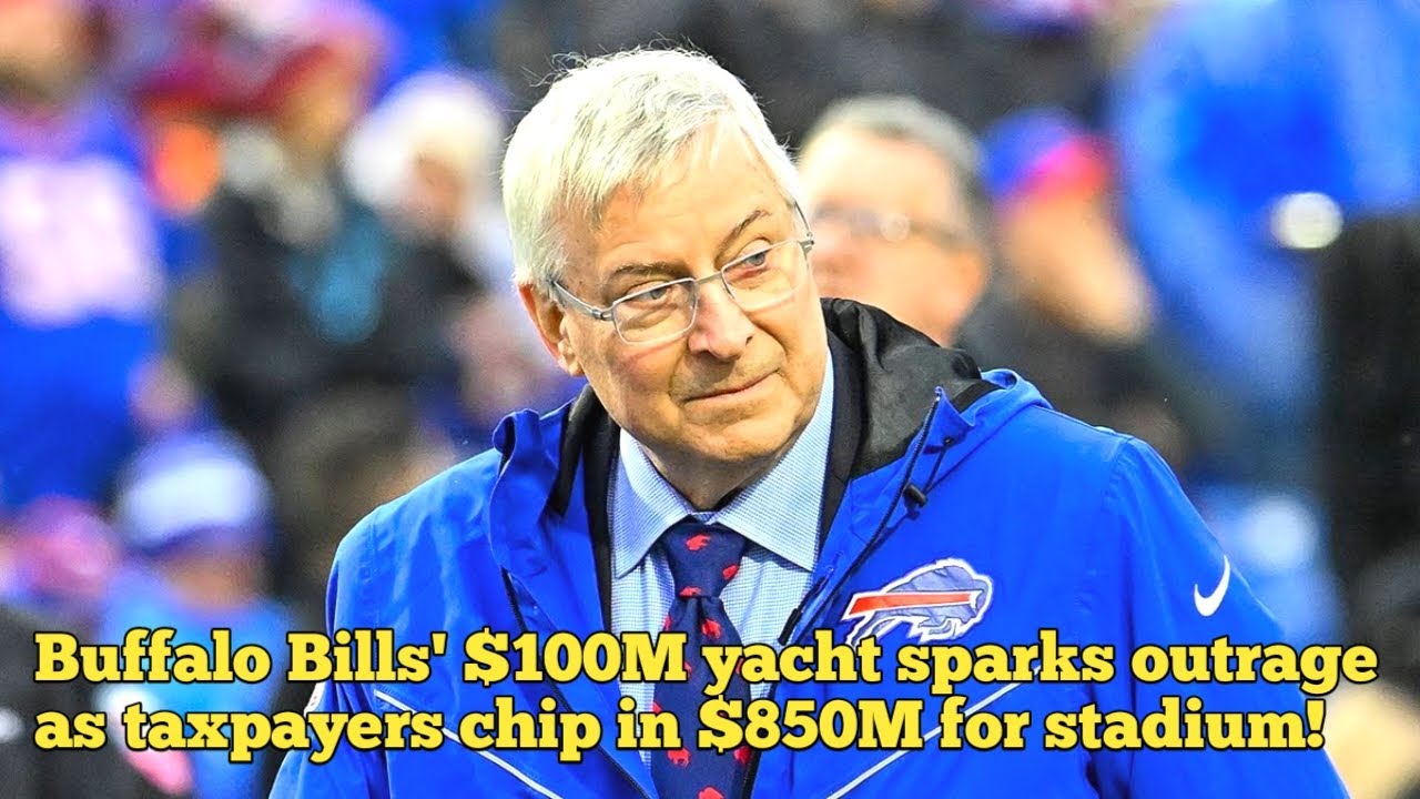 New York taxpayers fume as Bills owner enjoys $100M luxury superyacht.