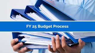 FY25 Proposed Budget Work Session April 9, 2024