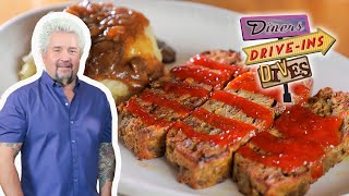 Guy Fieri Eats the Lentil Version of a Meat Loaf | Diners, Drive-Ins and Dives | Food Network