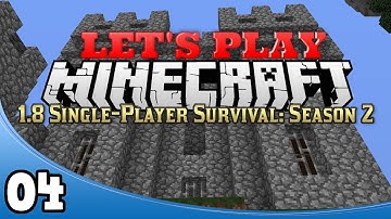 Minecraft 1.8 Single-Player Survival Season 2 - Ep. 4: Finishing the Outpost