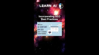 Incorporating SEO Best Practices #ai #artificialintelligence #machinelearning #aiagent
