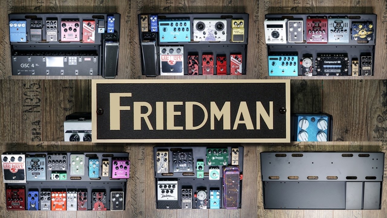 Friedman Tour Pro Platinum Pack Pedalboard Review - YouTube