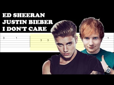 ed-sheeran,-justin-bieber---i-don't-care-(easy-guitar-tabs-tutorial)