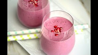 EASY WAY OF MAKING POMEGRANATE SMOOTHIE