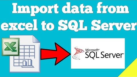 Import data from excel to SQL server table