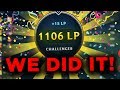 WE FINALLY DID IT!! - Challenger to RANK 1