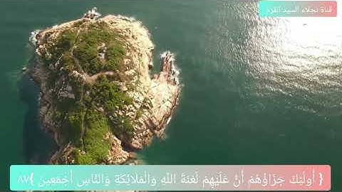 الاية ٨٧ من سورة آل عمران بصوت الشيخ ايمن رشدي سويد 