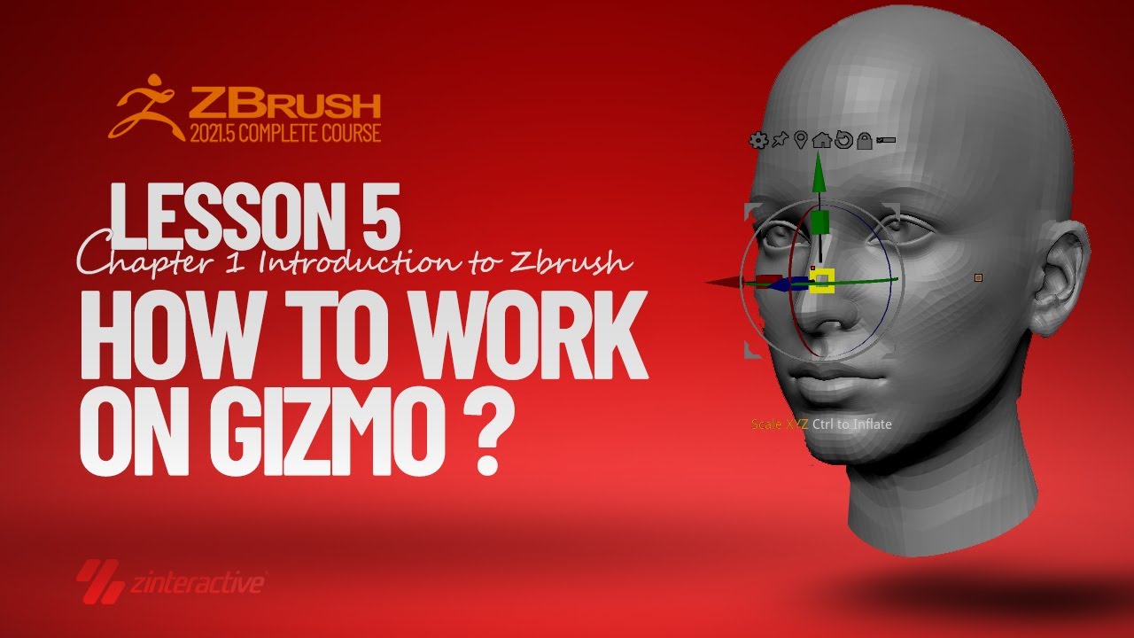 cannot adjust gizmo zbrush