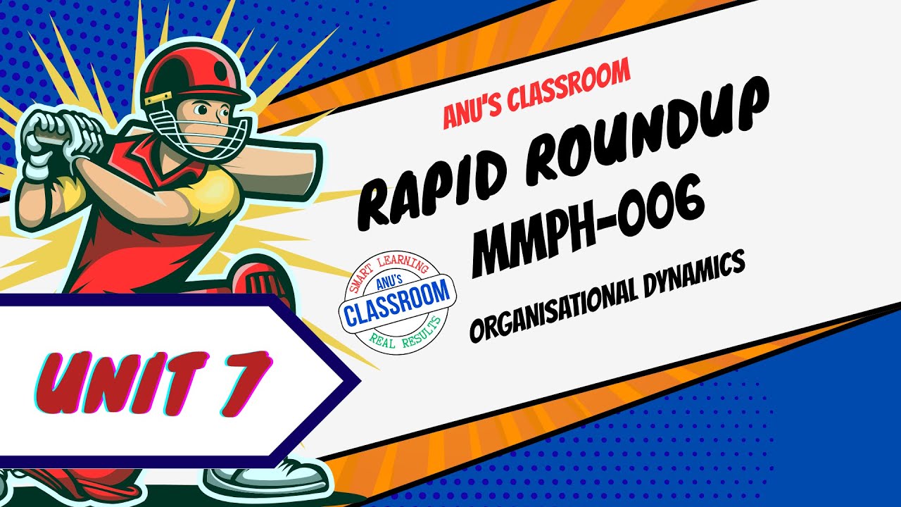 IGNOU MBA | MMPH 006 | Unit 7 Bases of Power | Rapid Roundup