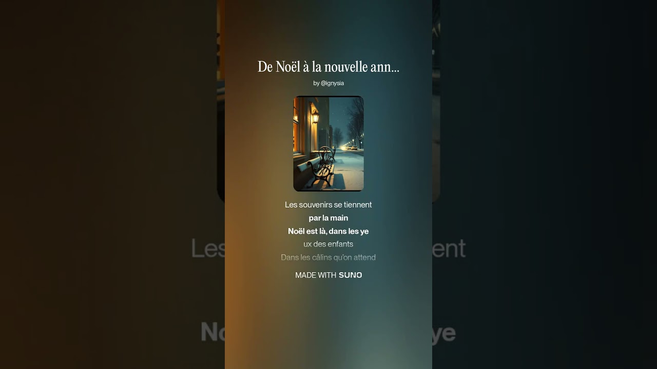 De Noël à la nouvelle année - Copyright © 2025 IGNYSiA 