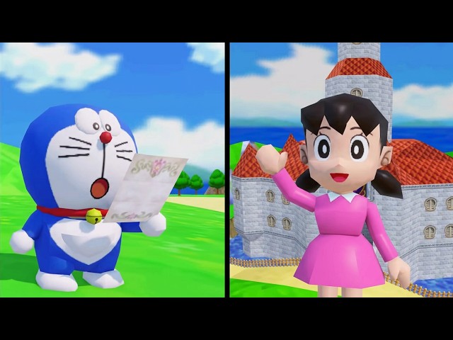 Doraemon in Super Mario 64 #1 - Shizuka's Dorayaki Invitation