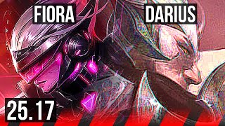 FIORA vs DARIUS (TOP) | EUW Diamond | 25.17