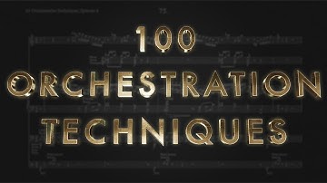 100 Orchestration Techniques