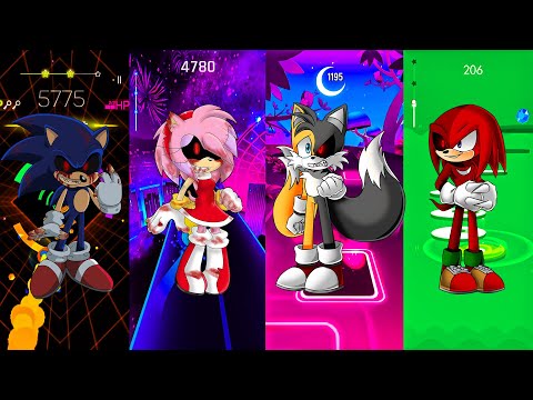 Sonic EXE(Hide and Seek) x Amy Rose EXE(Ghost) x Tails EXE(Ding Dong) x Knuckles EXE(Bemax Bussin)