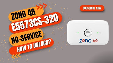How to Unlock Zong 4G E5573cs-320 and Fix No Service Issue