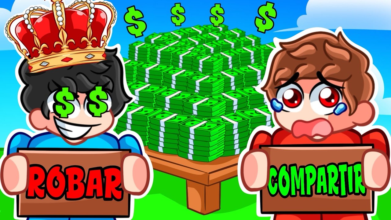 ROBA o COMPARTE el Dinero en Roblox!
