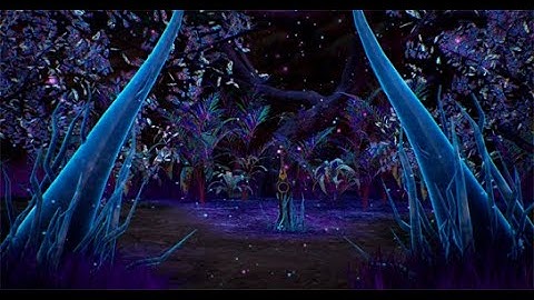 Psychedelic Fantasy Forest Level Flythrough (Unreal Engine 4)