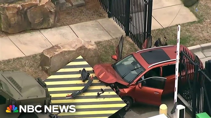 Man Arrested After Trying To Ram Car Into Fbi Gate In Atlanta