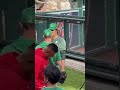 投げ方を改善されるメジャー藤浪晋太郎投手 大谷翔平選手対戦前のブルペン #shorts