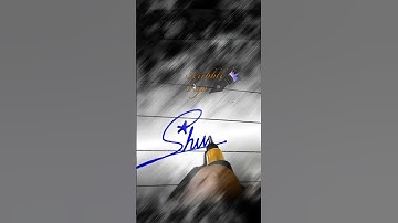 Shivam Name Signature writing video #shorts #signature #cursivewriting #howtosign #improve #sign #yt