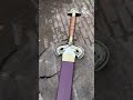 Forged by fire. Finished in leather.