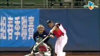 20140327-2 甲組春季聯賽 泰安產險 vs 台灣啤酒 六上 李建興老神在在,送一張老K給黃稚峰