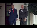 President Trump Greets the President of the Republic of Lebanon