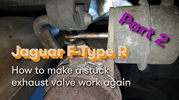 F-Type R 2016 - fix for stuck exhaust valves, part 2
