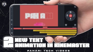 2 Smart Text Animation In Kinemaster || Kinemaster Video Editing