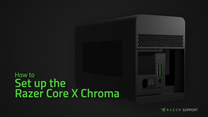 Razer Core X Chroma review: colorful, capable and expensive - The Verge