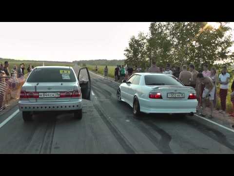 Toyota Vista - Toyota Chaser  драг рейсинг в Ангарске 2 заезд