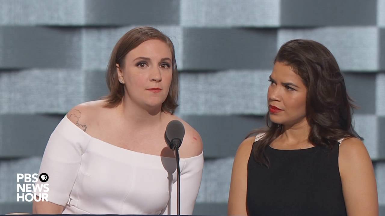 Actresses America Ferrera and Lena Dunham: Trump is making America hate again
