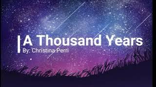 A Thousand Years - Christina Perri (1 Hour Music Lyrics) 🎵