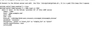GitLab LDAP Integration