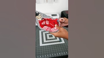 Transforming designs into patches! After some careful cutting and trimming, this beauty is ready 🥰