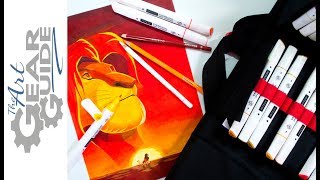 Disney The Lion King Speed Drawing With Arteza Everblend Markers